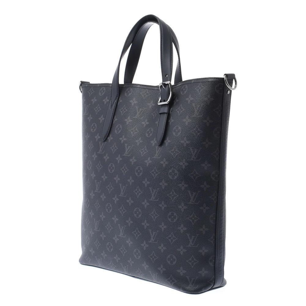 Louis Vuitton Black Monogram Black Tote Apollo Eclipse Bag Canvas Black
